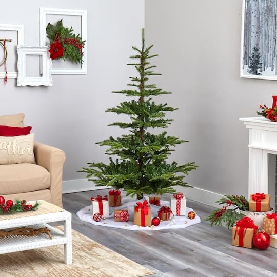 6ft. Pre-Lit Layered Washington Spruce Artificial Christmas Tree with Clear Lights